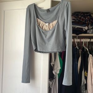 ‼️3 for 13‼️SHEIN crop ruffle